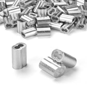 TheDisplayOutlet Batting Cage Aluminum Crimping Sleeve/Ferrule 100ct. Image