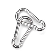 TheDisplayOutlet Batting Cage Cable Snap Hooks Stainless Steel Carabiner Image