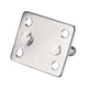TheDisplayOutlet 304Stainless Steel Pad Eye Batting Cage Anchor Plate 6ct. Image