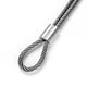 TheDisplayOutlet Aluminum Crimping Sleeve/Ferrule for 3/16" Batting Cage Cable 100ct. Image