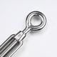 TheDisplayOutlet 6" M10 Stainless Hook-Eye Turnbuckles for 3/16" Batting Cage Cable 6ct. Image