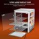 TheDisplayOutlet Food Warmer Display Cabinet 3-Tier 15x15x20 (Dimmable Light) Image