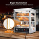 Food Warmer Display Cabinet 3-Tier 15x15x20 (Dimmable Light)