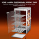 Food Warmer Display Cabinet 5-Tier 15x15x28