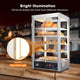 Food Warmer Display Cabinet 5-Tier 15x15x28