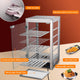 Food Warmer Display Cabinet 5-Tier 15x15x28