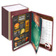 Wine Red Clear Menu Covers 8.5x11