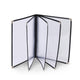 TheDisplayOutlet Clear Menu Covers 8.5x11 Black Menu Holder, Book Style 10-View 40ct/pk Image