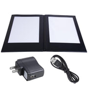 LED Menu Cover Illuminated Menus 8.5x14 with Adaptor