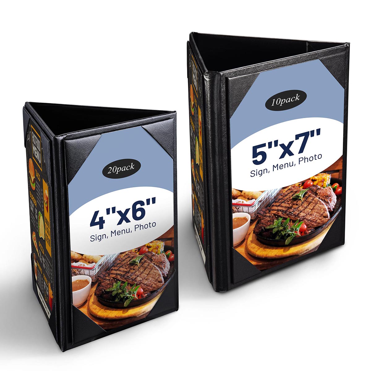 table tent 3 sided Table Tent 3-Panel Cards Holder