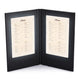 TheDisplayOutlet LED Backlit Menus Illuminated with Adaptor, 5.8x8.3in Book Style 2-View 1ct/pk Image