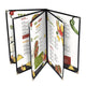 TheDisplayOutlet Menu Covers PU Leather 10ct/Pack 8.5x14 8-View Clear Sleeve Image