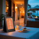 TheDisplayOutlet LED A-Frame Table Tent 5.5x8.5 Illuminated Double-Sided Menu Image