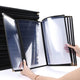 TheDisplayOutlet Clear Menu Covers 8.5x14 & Half Menu Holder 30ct/pk, Book Style 12-View Image