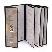 Clear Menu Covers 8.5x14 & Half Menu Holder 30ct/pk