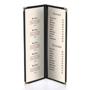 Clear Menu Covers 4.25x14 Menu Holder 30ct/pk