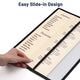 TheDisplayOutlet Clear Menu Covers 4.25x14 Drinks Wine Menu Holder 30ct/pk Image