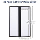 TheDisplayOutlet Clear Menu Covers 4.25x14 Drinks Wine Menu Holder 30ct/pk Image
