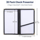 Guest Check Presenter with Credit Card/Receipt/Cash Pocket 30ct/pk