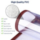TheDisplayOutlet Wine Red Clear Menu Covers 8.5x14 30ct/pk Image