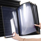 TheDisplayOutlet Clear Menu Covers 8.5x14 Black Menu Books, Book Style 14-View 20ct/pk Image