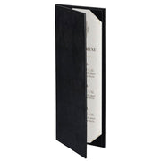Menu Covers PU Leather 5ct/Pack 4.25x14