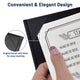 TheDisplayOutlet Menu Covers PU Leather Wine Drinks Menu Holder 4.25x14 5ct. Image
