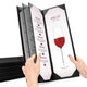 TheDisplayOutlet Menu Covers PU Leather Wine Drinks Menu Holder 4.25x14 5ct/Pack, Book Style 6-View Image