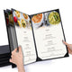 TheDisplayOutlet Menu Covers PU Leather 5ct/Pack 8.5x14, Book Style 6-View Image