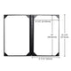 TheDisplayOutlet Menu Covers PU Leather 5ct/Pack 8.5x14 Image