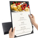 TheDisplayOutlet Menu Covers PU Leather 5ct/Pack 8.5x14, Single-View Image