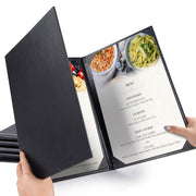 Menu Covers PU Leather 5ct/Pack 8.5x14
