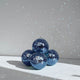 TheDisplayOutlet Mirror Disco Ball with Hanging Ring, 7in Blue Image