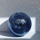 TheDisplayOutlet Mirror Disco Ball with Hanging Ring, 20in Blue Image