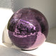 TheDisplayOutlet Mirror Disco Ball with Hanging Ring, 24in Purple Image