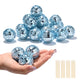 TheDisplayOutlet 1.6in Small Mirror Disco Ball in Bulk 20ct/pk, Blue Image