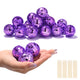 TheDisplayOutlet 1.6in Small Mirror Disco Ball in Bulk 120ct, Purple Image