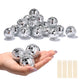 TheDisplayOutlet 1.6in Small Mirror Disco Ball in Bulk 120ct, Silver Image
