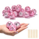 TheDisplayOutlet 1.6in Small Mirror Disco Ball in Bulk 20ct/pk, Pink Image
