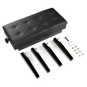 Adjustable Piano Bench with Storage 28"x14" Seat