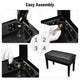TheDisplayOutlet Adjustable Piano Bench with Storage 28"x14" Seat Image