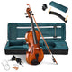 TheDisplayOutlet 200A Full Size Violin with Bow Case Maple Wood Image