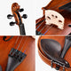 TheDisplayOutlet 200A Full Size Violin with Bow Case Maple Wood Image