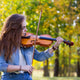 TheDisplayOutlet 200A Full Size Violin with Bow Case Maple Wood Image
