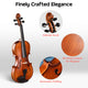 TheDisplayOutlet 200A Full Size Violin with Bow Case Maple Wood Image