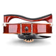 TheDisplayOutlet Violin Shoulder Rest 3/4-4/4 Soft Pad Maple Wood Image