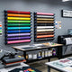 TheDisplayOutlet Wall Roll Storage Holder for Paper Roll, Vinyl Roll Image