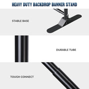 10x8 ft Adjustable Telescopic Trade Show Banner Stand