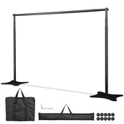 TheDisplayOutlet 10x10 ft Adjustable Telescopic Trade Show Banner Stand Image
