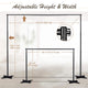 TheDisplayOutlet 10x10 ft Adjustable Telescopic Trade Show Banner Stand Image